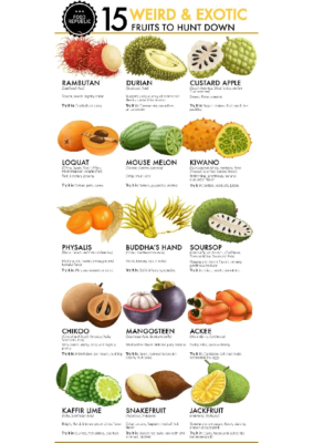 different fruits